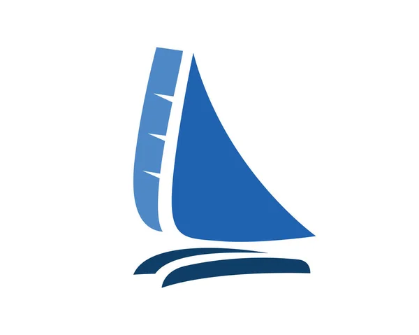 カタマラン ヨット ボートシンボル — ストックベクタ