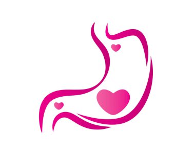 Sağlıklı Mide ve Sindirim Akımı Vektörü