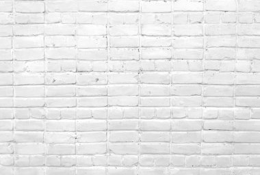 Beyaz tuğla bir duvara yakın çekim