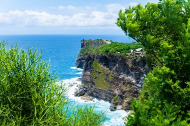 Adalar ve uçurumun kıyısında Adası, Endonezya, bali, taş