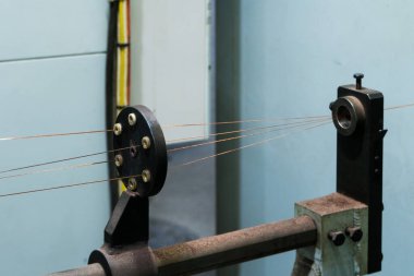 Fabrikada kablo üretimi için ekipman