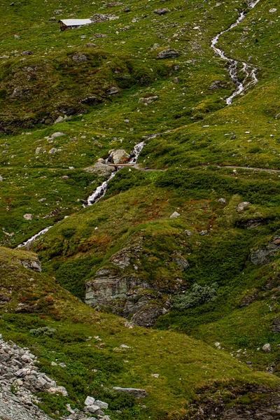 Wijst de natuur op troebel veertje. Zwitserse bestemmingen en reisidee — Stockfoto