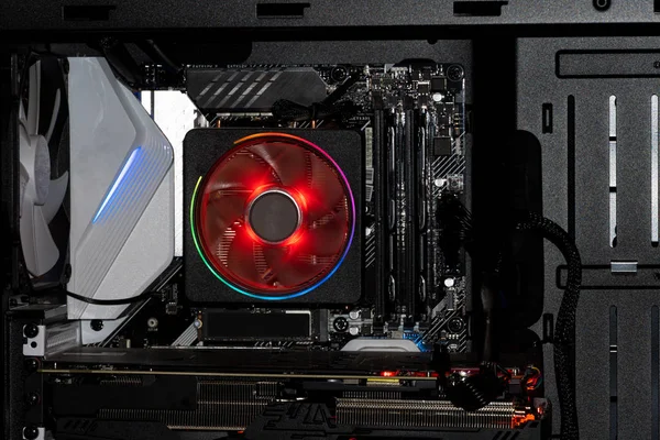 Neon ışıklı işlemci soğutucusu. Led Işık, Cpu Soğutucu.