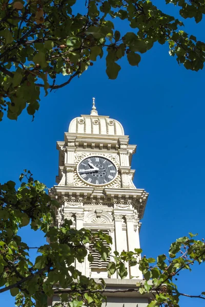 Saat Kulesi, Dubuque, Iowa. Dubuque Merkezi 130 yılı aşkın bir süredir dururken kasaba saat.