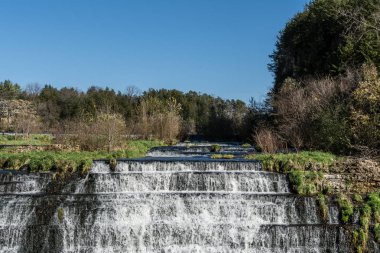 Thunder Bay'de öğleden sonra güneş, Galena, Il düşüyor.