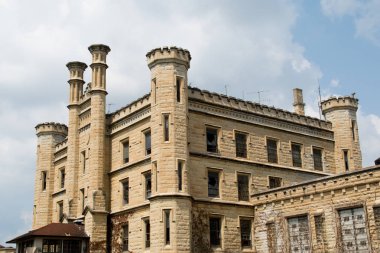 Eski terk edilmiş hapishane/hapishane Illinois, ABD.