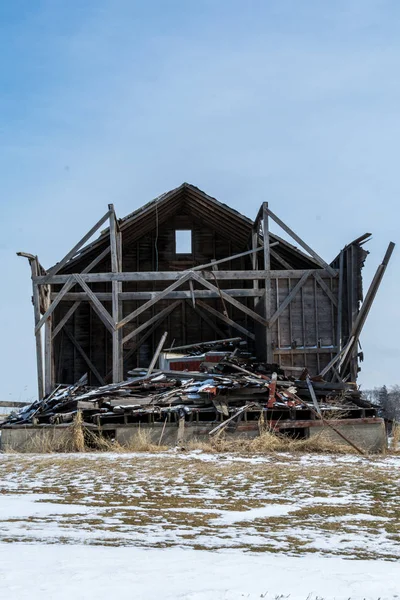 Edificio Residencial Demolido Illinois Estados Unidos — Foto de Stock