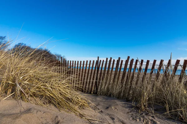 Looking Out Sand Lake Michigan Evanston Illinois — Stock Photo, Image