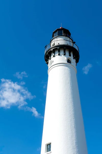 Farol Ponto Vento Estação Luz Ponto Vento Fica 108 Pés — Fotografia de Stock