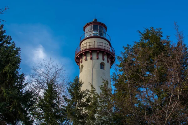 Wind Point Lighthouse Windpoint Light Station Stands 108 Feet Tall — Stock Photo, Image