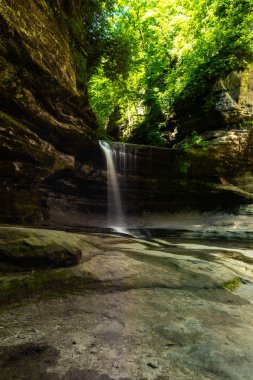 LaSalle Kanyonu 'nda bahar geldi. Illinois' de Rock State 'in aç bırakılmış bölümü..