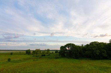 Sunr'daki Dixon Waterfowl Refuge'deki gözlem güvertesinden görünüm
