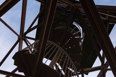 Dixon wate'deki gözlem güvertesinin yakın çekim soyut görünümü