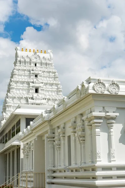 Detalhe do telhado no templo hindu, Lemont, Illinois . — Fotografia de Stock