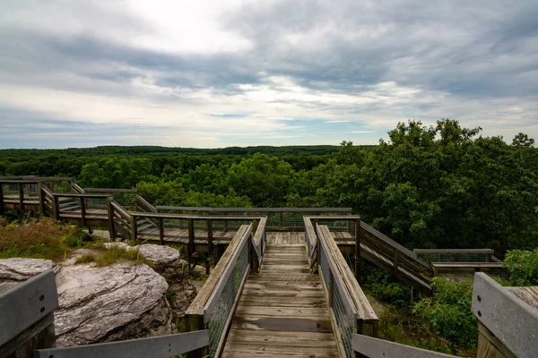 Castle Rock eyalet parkı, Illinois, Amerika Birleşik Devletleri.