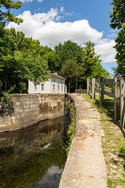 Lock Canal Channahon State Park Illinois — Stock Photo, Image