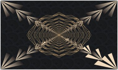 Altın süsleme sanatının dijital tekstil tasarımı