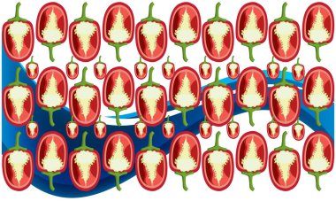 Soyut sanatın dijital tekstil tasarımı