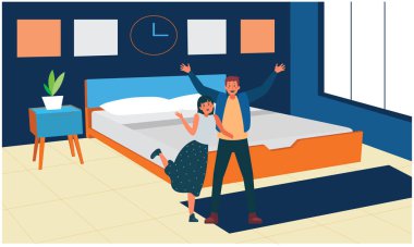 Çiftler birbirlerini seviyorlar.