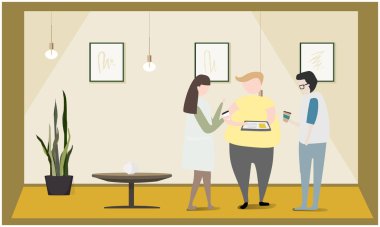 Bir grup dişi evde eğleniyor.