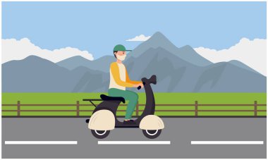 Çocuk sabah araçla ofise gidecek.