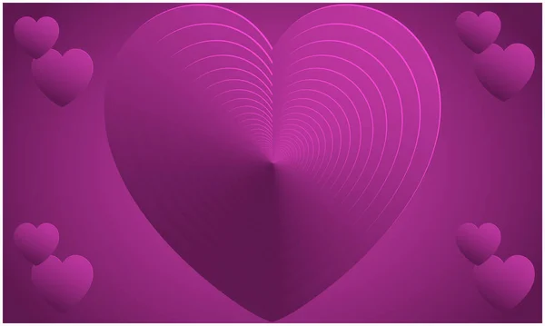 Abstract Design Heart Valentine Backgrounds — Stock Vector