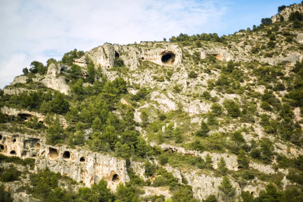 Caves Alpes Mountain Fontaine Vaucluse Een Gemeente Het Franse Departement — Stockfoto