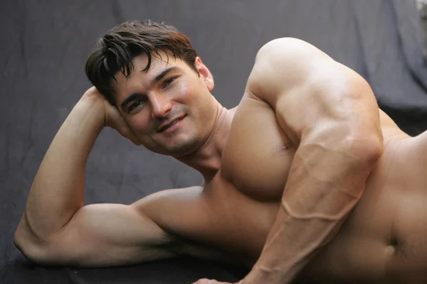 Sexy Man Strikes Pose — Stock Photo, Image