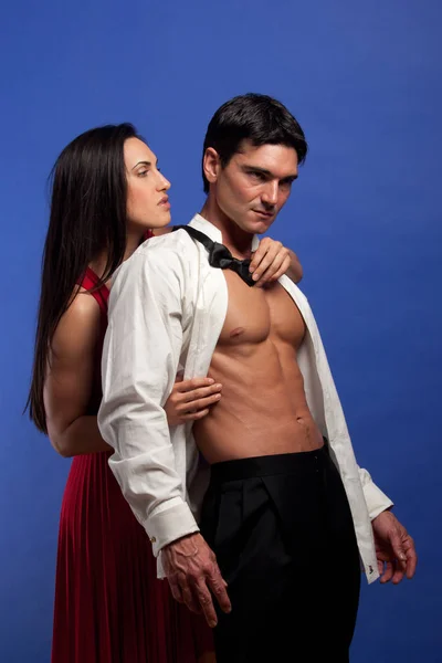 Sexy Couple Pose Together Photo — Stock Photo, Image