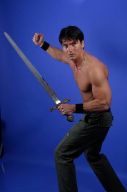 The handsome prince poses for the photo.