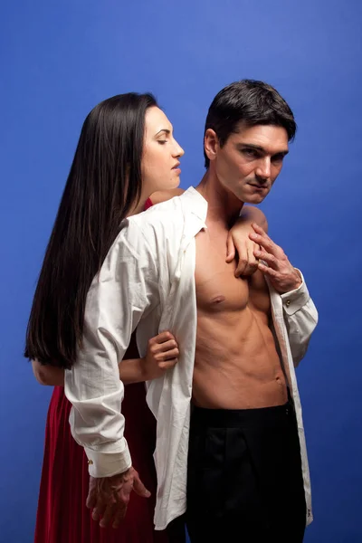 Sexy Couple Pose Together Photo — Stock Photo, Image