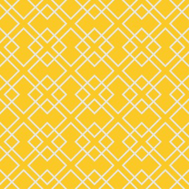 Doğrusal kareyle yapılmış kusursuz desen. Basit geometrik çizim. Yazdırma, kumaş, tekstil, ağ, ambalaj, dekorasyon vb..