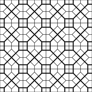 Çizgiler ve karelerle soyut geometrik desen. Kusursuz bir illüstrasyon. yazdırma, ağ, kumaş, duvar kağıdı, arkaplan, dekorasyon vs. için kullanılabilir