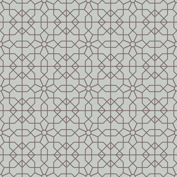 Безшовний Візерунок Квадратами Гексагонами Ісламському Перському Індійському Марокканському Дизайні Абстрактний — стоковий вектор