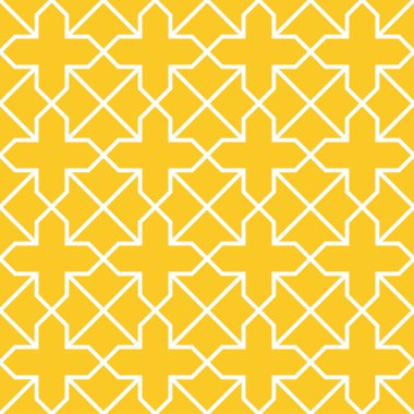 Kusursuz Art deco iz sürme çardağı kusursuz desen. Fas tarzı illüstrasyon. yazdırma, dekorasyon, kumaş, moda, ağ, arkaplan, şablon