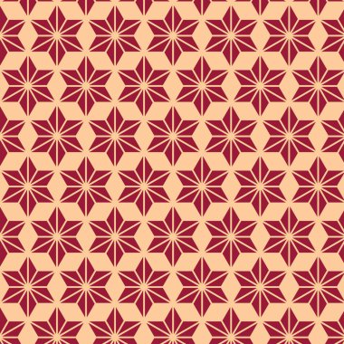 Kusursuz soyut geometrik Hint altıgen çiçek deseni. Güzel çizim. ağ, baskı, moda, kumaş, dekorasyon, giysi, arkaplan deseni. Basit ve güzel çizim