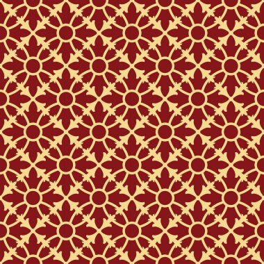 Kusursuz soyut Hint sanat süslemeleri deseni. Yazdırma, ağ, süsleme, sarma, kumaş, şablon, moda vs. için mozaik desen.