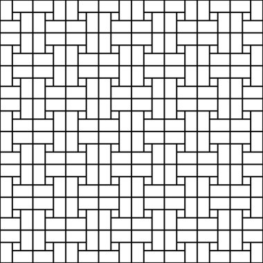 Kusursuz soyut çizgisel ızgara Hintli, Farsça veya Fas sanat süslemeleri deseni. Yazdırma, ağ, süsleme, sarma, kumaş, şablon, moda vs. için mozaik desen.