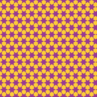 Kusursuz yıldız desenli arka plan. Zarif lüks tasarım illüstrasyonu. Yazdırma ögesi, ambalaj kağıdı arkaplanı, şablon, web sayfası ve tekstil deseni