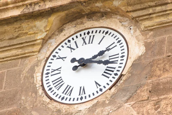 Roman Numerals Antique Clock Cathedral Stock Photo
