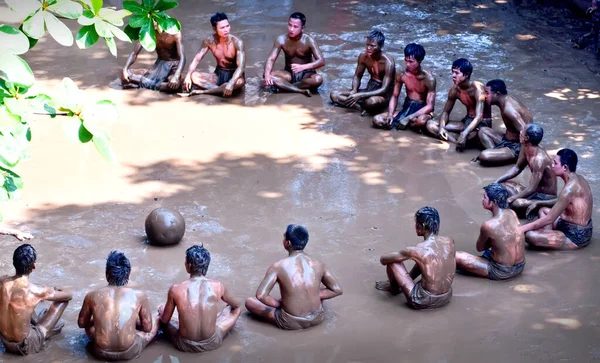 Bac Giang Viet Nam Maio 2018 Equipe Masculina Van Village — Fotografia de Stock