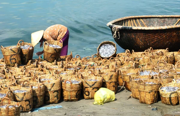 Binh Thuan Viet Nam April 2020 Fishermen Tuy Phong Sea — 图库照片