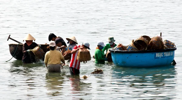 Binh Thuan Viet Nam April 2020 Fishermen Tuy Phong Sea — 图库照片