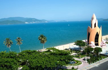 Orta Vietnam 'da Nha Trang Denizi