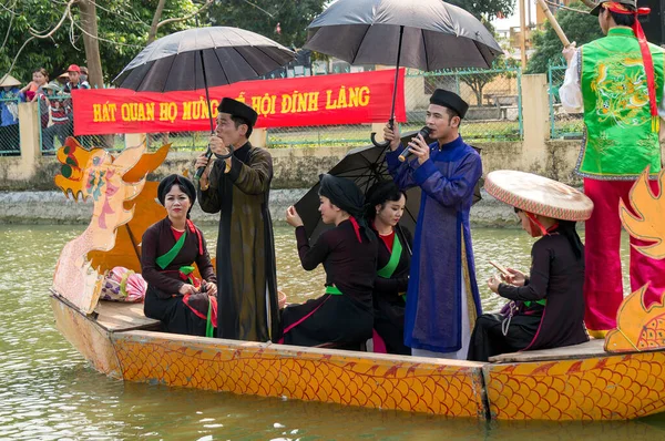 Festival Povo Cantando Barco Património Imaterial Humanidade Realizado Nos Lagos — Fotografia de Stock