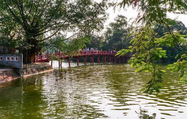 Kaplumbağa Kulesi, Hoan Kiem göl merkezi, Ha Noi, Vietnam