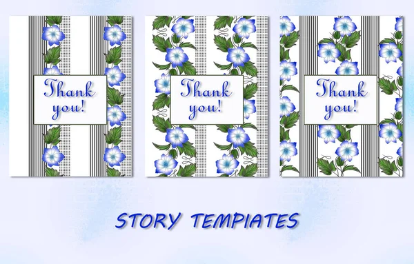 Template Consisting Samples Similar Seamless Backgrounds Patterns Blue Tones White — Stock Photo, Image