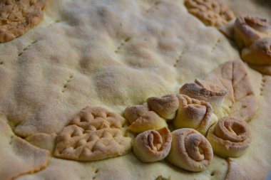 Tatlı hamur çiçekler