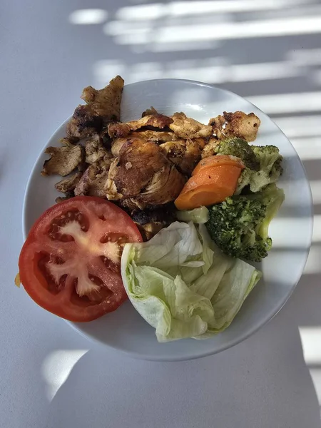 Lezzetli yiyeceklerin yakın görüntüsü