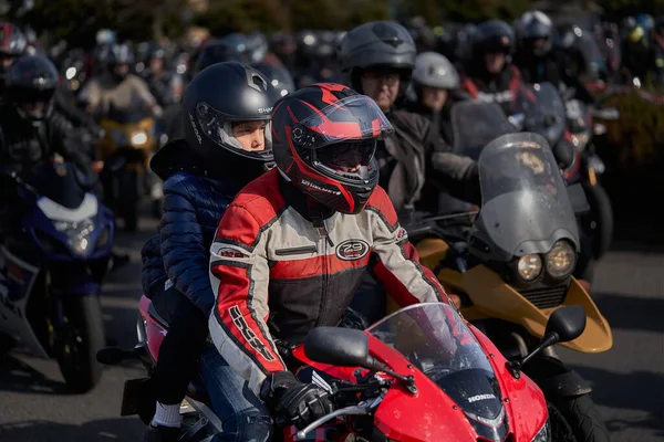 Festival Motocycliste Clôture Saison Des Motos Septembre 2020 Stationnement Des — Photo